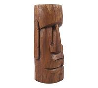 Coco Papaya Statua Moai 20 cm in legno di Suar