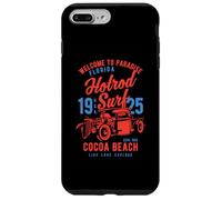 Cocoa Beach Florida Hotrod, design retrò da surf Custodia per iPhone 7 Plus/8 Plus