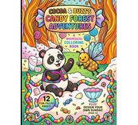 Cocoa & Buzz’s Candy Forest Adventures: A Sweet Coloring Book for Kids with Cute Animals, Mazes, and Fun Sugar Puzzles