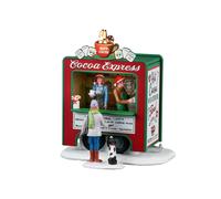 LEMAX Set due pezzi Chiosco illuminato "Cocoa Express" H12.8 x 11.7 x 7.7 cm