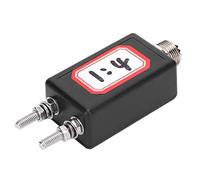 Cocoarm 1 4 Mini Balun Guscio in Plastica HF Mini Balun M Interfaccia Design Compatto Facile Installazione e Sostituzione di Parti Vecchie per Stazione QRP Esterna Uso di Antenne a Onde Corte