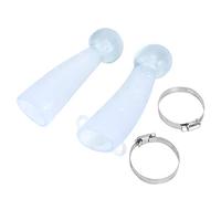 Cocoarm 1 Paio Copricorna per Mucca Protezione Corna Bovini Copricorna in Silicone Antilotta con Pinza per la Protezione dei Vitelli, Diametro Interno 5.0 Cm