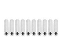 Cocoarm 10 Pezzi di Supporto Rotondo in Lega di Alluminio con Filettatura Femmina M4 X 0,7 Mm 6 Mm Diametro Esterno Anodizzato Colonna di Collegamento per Piastre Parallele Spazi Angolari Spaziatura