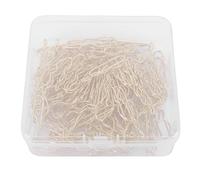 Cocoarm 100Pcs Graffette a Forma di Girino, Resistente Acciaio Inossidabile Graffette Carine per Segnalibri e Planner per Ufficio Casa Scuola, con Scatola Trasparente