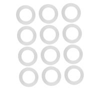 Cocoarm 12 Pezzi Rondini di Guarnizione a Tenuta in Silicone 12 Pezzi Resistenti Ad Alta Temperatura per il Tubo di (1 pollice)