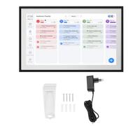 Cocoarm 15,6 Pollici Display Touchscreen Intelligente Interattivo Calendario Digitale, Tabella delle Faccende Domestiche Planner da Parete per Programmi Familiari Planner dei (Spina UE 100-240 V)