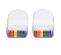 Cocoarm 2 Colori per il Viso con Bandiera, Strisce Arcobaleno Vivaci e Accattivanti, Pastello a Cera per il Viso a Olio Delicato Sulla Pelle per Festival, Feste e Halloween, Facile da Applicare e