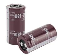 Cocoarm 2 Pcs 63V 6800uf Condensatore Elettrolitico 105 ℃ Lunga Vita Bassa Impedenza Large Can Snap Nella stabilità di Precisione Elevata Terminale per Applicazioni Elettroniche Fai