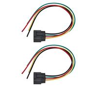Cocoarm 2 Pezzi Connettore Spina Cablaggio Codino ABS 4 Pin Kit Filo di Ricambio per B2200 B2600 Dal 1990 Al 1993 OEM MZ29 MZ31 per e Sostituzione