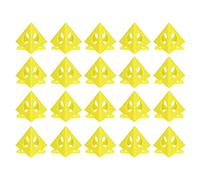 Cocoarm 20Pezzi Supporto Cono Piramide Alzatina Set in Plastica per Lavorazione del Legno Porta Armadio Telaio con Punta Piccola Antiscivolo Resistente Leggero
