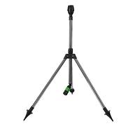 Cocoarm 360 Gradi Tripode Sprinkler Acciaio Inossidabile Acciaio Rotante Tripode Liplode Irrigazione per Giardino Giardino con Spray per Risparmiare Ad Acqua Ad Altezza Regolabile