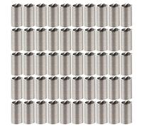 Cocoarm 50pcs Inserisci M10x1.25 Che Riduce il Dado Maschio Male Acciaio Inossidabile Riparazione della Conversione del Dado tra Metrica e Pollici Fori (3D)