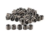 Cocoarm 50pcs Inserisci M10x1.25 Che Riduce il Dado Maschio Male Acciaio Inossidabile Riparazione della Conversione del Dado tra Metrica e Pollici Fori (1.5D)