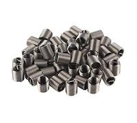 Cocoarm 50pcs Inserisci M10x1.25 Che Riduce il Dado Maschio Male Acciaio Inossidabile Riparazione della Conversione del Dado tra Metrica e Pollici Fori (2D)