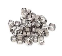 Cocoarm 50pcs Inserisci M10x1.25 Che Riduce il Dado Maschio Male Acciaio Inossidabile Riparazione della Conversione del Dado tra Metrica e Pollici Fori (1D)