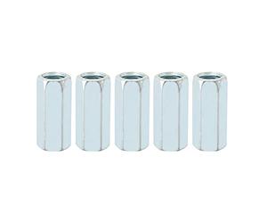 Cocoarm 5pcs Dadi Esagonali M12x40 in Acciaio Al Carbonio Zincate Ad Alta Resistenza e Resistenti Alla Corrosione per Fissaggi Industriali e Edili (Di fronte a 15)