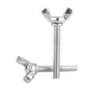 Cocoarm 5pcs M6 Din316 304 Bullone a Vite a Farfalla in Acciaio Inossidabile (M6*12) (M6*30MM)