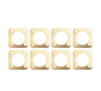 Cocoarm 8PCS Protettori in Metallo per Casette degli Uccelli, Protettori di Acciaio per L'Ingresso delle Casette per Uccelli, Dimensione del Foro 1,4 Pollici con 32 Viti per Nidi di