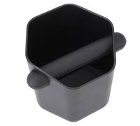 Cocoarm ABS Coffee Knock Box a 600 Ml di Grande capacità Silenzioso Prisma Esagonale Prisma Esagonale Forma Mondaggi di caffè con Design Ergonomico per gli Accessori per Macchine da (BLACK)
