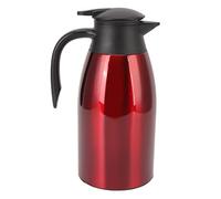 Cocoarm Acciaio Inossidabile Caraffa Termica per caffè, Teiera da 2 Litri Termoisolata a Vuoto con Coperchio a Tenuta e Rubinetto, per Distributore di Bevande Calde e Fredde in (Borgogna)