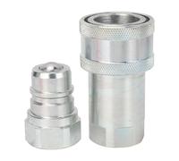 Cocoarm Accoppiatori Idraulici a Connessione Rapida, Compatibili con Acciaio Indurito 1 in NPT 4000 Psi 24 Gpm, Efficiente per le Operazioni di Costruzione e Registrazione