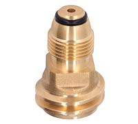 Cocoarm Adattatore per Serbatoio di Propano, Raccordo a Innesto Rapido in Ottone, Connettore di Conversione Soft Nose POL a QCC 1 con Filettatura Sinistrorsa, Tenuta Resistente alle