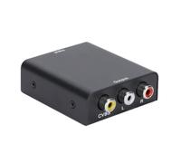 Cocoarm Adattatore to AV, Convertitore CVBS 4Kx2K | Iron Box Build, uscita PAL NTSC, Plug and Play, PCM 2.0, velocità 10,2 Gbps, per proiettore TV VCR