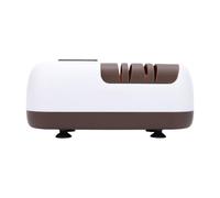 Cocoarm Affilacoltelli da Affilalame Elettrico Smeriglio in Plastica 500mAh Strumento Automatico Compatto per Affilare 2 modalità per Domestica e Uso Esterno