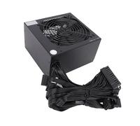 Cocoarm Alimentatore per Computer da 500 W, Alimentatore per PC da 500 W in Lega di Alluminio con Ventola a Regolazione Automatica della velocità, 24 Pin 4+4 Pin 6+2, per Giochi con Case Desktop e