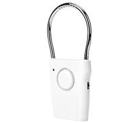 Cocoarm Allarme per Porta, Sensore di Vibrazione Al Tocco, Bianco Portatile | Sirena 120 dB per il riconoscimento dell\'ingresso, rilevamento delle vibrazioni al tocco per porte e finestre, montaggio