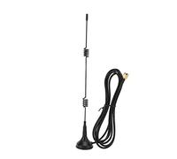 Cocoarm Antenna WiFi, Antenna a Ventosa 2.4G Rame 8 DBi Base Magnetica SMA con Cavo RG174 da 1,5 M, Polarizzazione Verticale per Monitoraggio WiFi Home