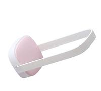 Cocoarm Appendiabiti a Forma di U, Appendiabiti a Parete in Plastica, Design Pieghevole con Angoli Arrotondati, Adesivo Forte, Portaoggetti con Clip per Bagno, Balcone, Lavanderia (Rosa Bianco)