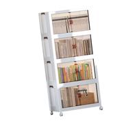 Cocoarm Armadio Guardaroba per Bambini, Organizer Pieghevole Portatile, Contenitore Salvaspazio per Vestiti per Bambini per Soggiorno o Asilo Nido (4 strati)