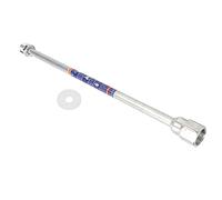 Cocoarm Asta di Prolunga per Spruzzatore, Lega di Alluminio, Distanza di Spruzzo Regolabile, Compatibile con Pistole a Spruzzo Generiche, 50 Cm per Progetti di Verniciatura (38 cm)