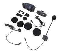 Cocoarm Auricolare Bluetooth per Moto ABS Auricolare per Casco Bluetooth con Altoparlanti 5.4 40mm Radio FM Display LCD Batteria per Ciclisti Che Viaggiano in née
