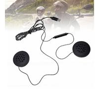 Cocoarm Auricolare Cablato per Casco da Moto con Cavo da 1,2 M, Suono | Auricolare Cablato per Casco, Alloggiamento in ABS, Compatibile con Casco, Controllo in , Chiamate a Mani Libere, Musica,