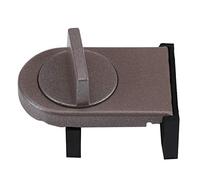 Cocoarm Baby Kids Sicurezza per Finestre Fermo Finestra Scorrevole Serratura di Sicurezza Serratura Regolabile 4cm-2.5cm Metallo Resistente con Gomma per Sicurezza Domestica Antifurto