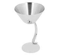 Cocoarm Bicchiere da Cocktail in Acciaio Inossidabile Placcato in Rame da 150 Ml con Bordo Liscio e Saldatura Fine e Design di Apertura per Bar, Ristoranti, Feste di Matrimonio in Casa (Colore