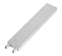 Cocoarm Blocco di Raffreddamento Ad Acqua della CPU, Dispositivo di Raffreddamento a Liquido in Alluminio con Doppio Canale d'Acqua a Forma di U per Sistemi di Gioco per PC e Laptop Ad Alte