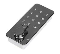 Cocoarm Blocco Elettronico con Password, Serratura per Armadietto Touch Screen in ABS Codice da 4 a 15 Cifre, Sblocco con Carta o Password, modalità Fissa e Pubblica per Armadietto per Archivi da