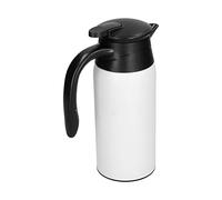 Cocoarm Bollitore Elettrico da 800 Ml Bollitore per Acqua in Acciaio Inossidabile 12V 24V con Base 2 modalità Teiera Portatile a Bocca Larga per Campeggio in Camion da Viaggio in Auto (#1)