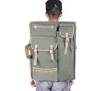 Cocoarm Borsa Artistica Grande Multifunzione Canva, Impermeabile, Borsa per Tavole da Disegno, Forniture Artistiche, 66 X 50 Cm (Grigio Cenere)