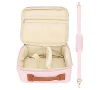 Cocoarm Borsa con Imbracatura della Fotocamera, Fodera EVA Ispessita, Cinturino Imbottito per Telecamere CP910 1200 1300, 24x11x20cm, Perfetta per la Fotografia di Viaggio e all'aperto (PINK)