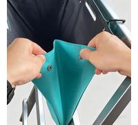 Cocoarm Borsa per Attrezzi con Scala Pieghevole, Durevole Organizer in Tessuto Oxford per la Manutenzione con Tasche Laterali, Grande capacità per Ristrutturazioni e Costruzioni Domestiche