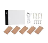 Cocoarm Box Light a Led Pad Pad A6 Flip Book Kit Draw Drawing Kit Cartoon Flipping Book con luminosità Regolabile USB per Artisti Kids Disking Design Calligraphy (USB)
