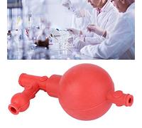 Cocoarm Bulbo di Aspirazione da Laboratorio 2 PC Quantitativo, Lampadina in Gomma per Lavaggio a Orecchio Rosso, Multiuso, Pulizia Efficiente, Aspirazione Precisa, Uso Versatile con Pipette, Adatto