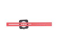 Cocoarm Bussola Scriber Lega di Alluminio Lavorazione del Legno Righello per Tracciare 30 Cm Doppia Scala Rotante a 360 Gradi Calibro per Disegnare Cerchi Linee Angoli Falegnami