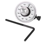 Cocoarm Calibro Angolare, Strumento Misuratore Angolo di Guida Regolabile 1/2 Pollice Chiave di Torsione Misura Strumento Misuratore per Auto Set Angolo di 360 Gradi con, di Guida ABN 1/2