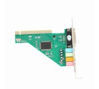 Cocoarm Canale della Scheda PCI, Installazione Facile, qualità del Suono Avanzata, Suono Surround Coinvolgente, Design Multifunzionale, compatibilità Versatile, con Chip CMI8738, Duplex Full