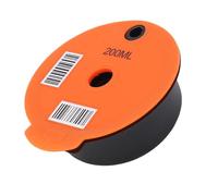 Cocoarm Capsula caffè Riutilizzabile, Cialda Filtro caffè Ricaricabile in PP con Guarnizione in Silicone, Cucchiaio e Pennello, Sapore Ricco Facile da Pulire per la Preparazione Quotidiana del in